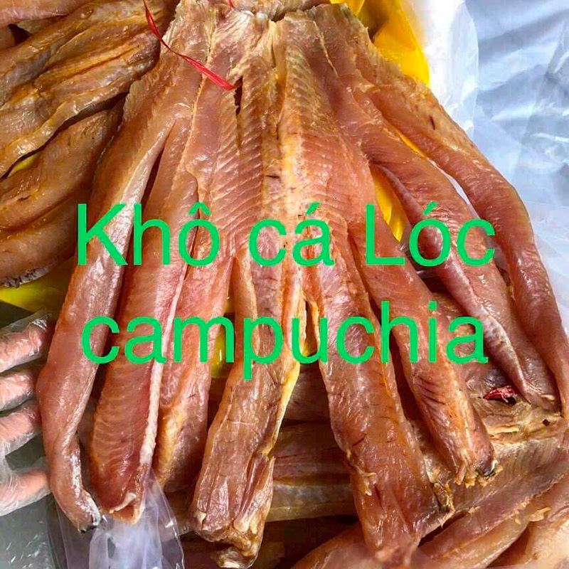 Khô cá lóc Campuchia